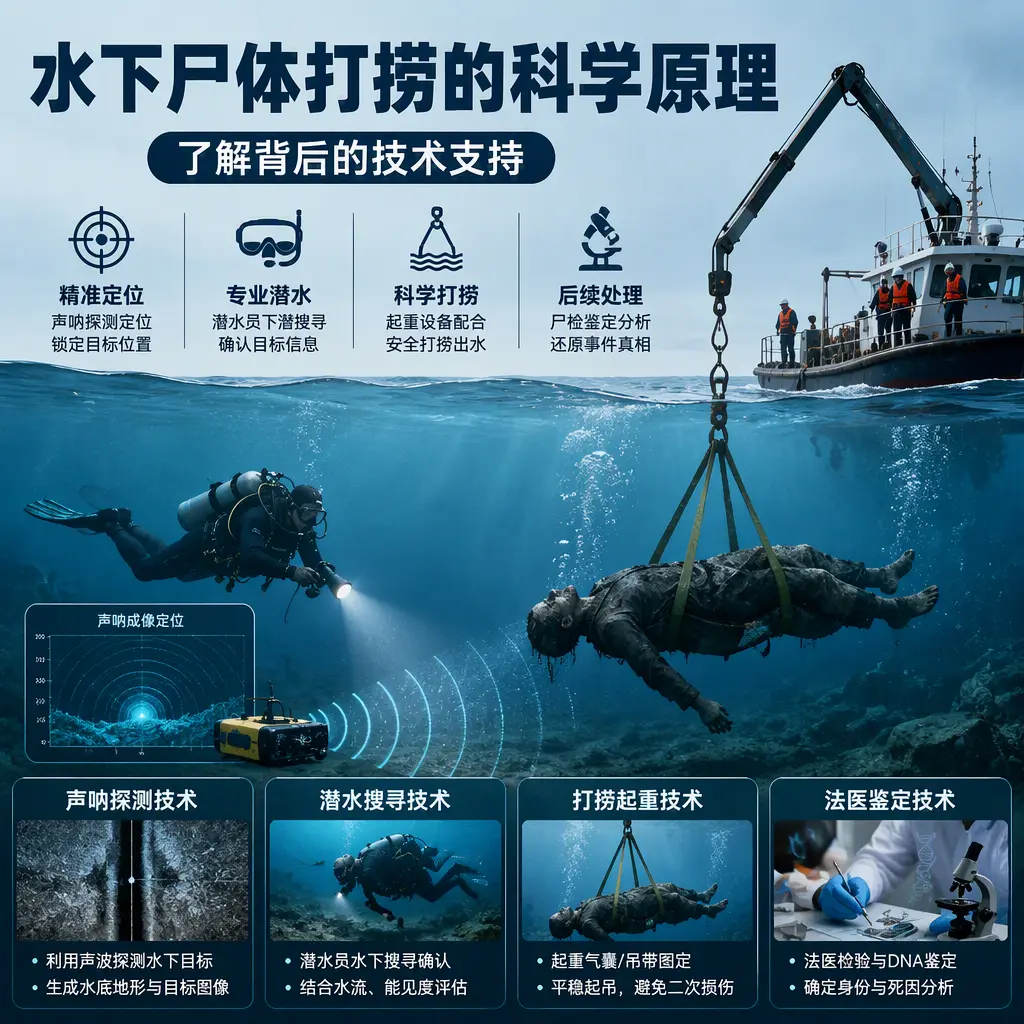 鞍山水下尸体打捞的科学原理，了解背后的技术支持